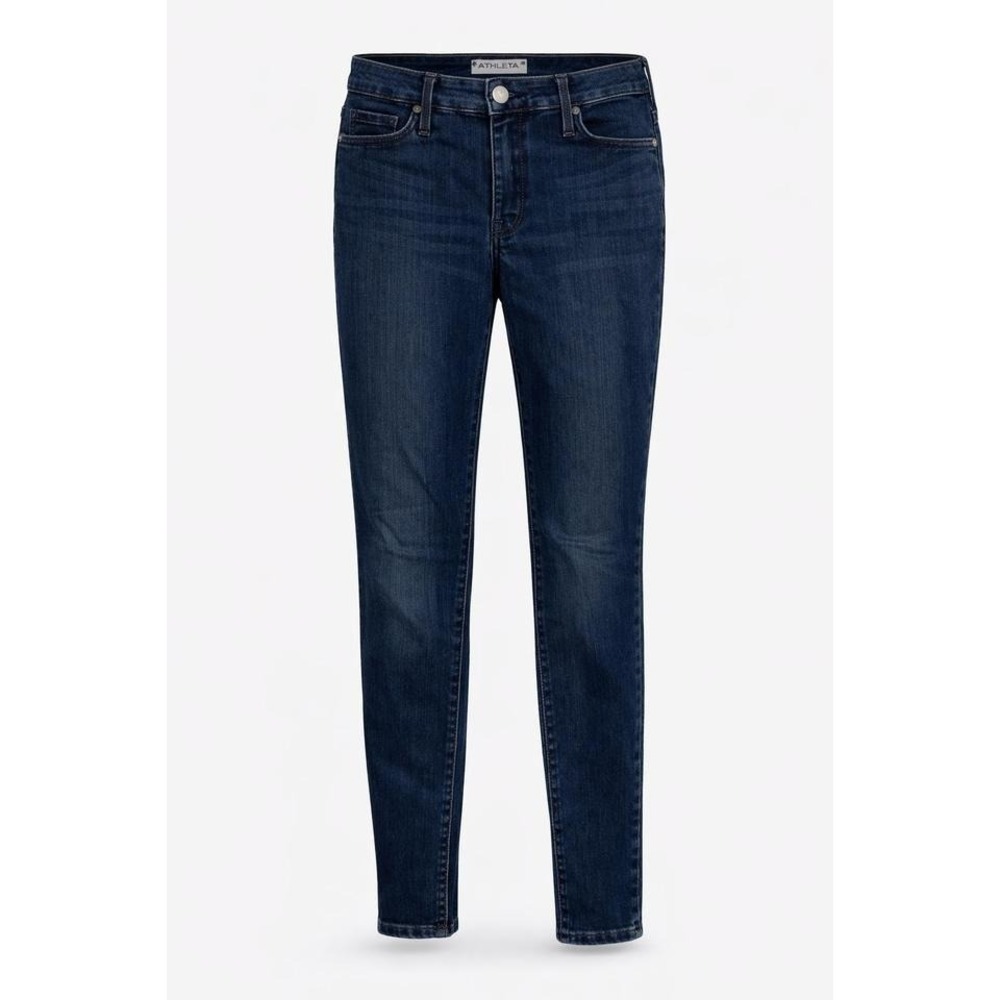 Athleta Womens Skinny Jeans Size 2 High Rise Dark Wash Stretch Denim